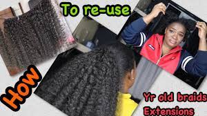 A single color pack is $4.99, ombre packs start at $5.99, and fancy tri. How To Re Use Your Old Xpression Box Braids Extension For Ponytail Youtube