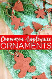 Cinnamon Applesauce Ornaments Recipe Cinnamon Applesauce Ornaments Food Ornaments Christmas Ornament Crafts