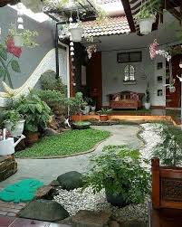 Contoh desain taman bunga yang cantik untuk halaman depan rumah yang keren dan sejuk dipandang. Desain Taman Bunga Minimalis Jasa Taman Jogja Jasa Pembuatan Taman Yogyakarta