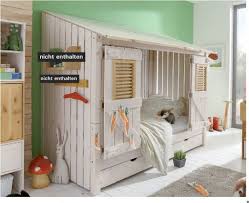 Das bett ist bereits abgebaut. Jugendbett Kinderbett Kojenbett Bett Kiefer Massiv Weiss Laugenfarbig Abgesetzt Lanatura
