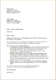 Voorbeeld Brief Ontslag Bevestiging