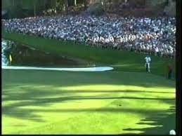 Tiger Woods Chip Shot 16th Hole 2005 Us Masters Youtube