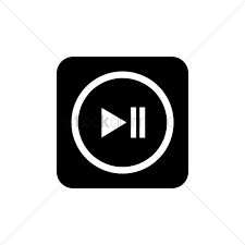 The daughter master slides can inherit the button. Media Play Pause Button Vector Image 2021666 Stockunlimited