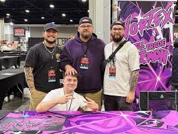 The Vortex Team is in Atlanta!! Excited for the first Collect-a-con of the  year! Come by our table in the Pokémon Butler square! Excited to see  everyone tomorrow 🙏🏻 . . #prismaticevolutions #