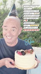 Anahí celebró por todo lo alto los 80 años de su papá Enrique Puente