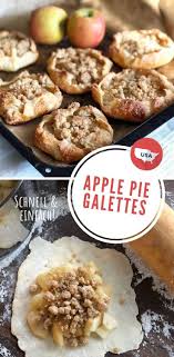 Apple Streusel Galette Mini Apfel Pie Rezept Rezepte Einfach Backen Lebensmittel Essen