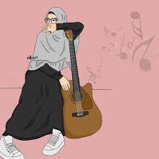 Jadi tinggal ambil dan tambahkan curhatan kamu lalu posting. 18 Ide Hijab Girls Kartun Hijab Kartun Seni Islamis
