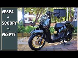 Dengan tampilan retro modern, ditunjang pilihan warna bodi yang atraktif membuat tampilan scoopy secara standar sudah menarik mata. Modifikasi Scoopy Ala Anak Sekolahan Youtube