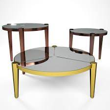 Coffee tables are one of those pieces of furniture that you can find in almost every single home and unfortunately fendi casa, con la sua nuova collezione, propone un design elegante e contemporaneo. 3d Model Regina Table Fendi Casa
