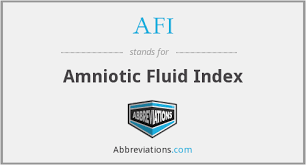 Afi Amniotic Fluid Index