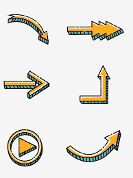 Simple Cute Cartoon Arrow Arrow Cartoon Arrow Creative Arrow Png And Vector With Transparent Background For Free Download Frames Design Graphic Arrows Graphic Graphic Design Background Templates