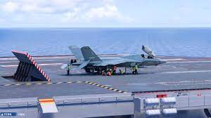 China's J-35 Carrier-Borne Stealth Fighter 'Soars High' In New Video; Aims  To Challenge US F35
