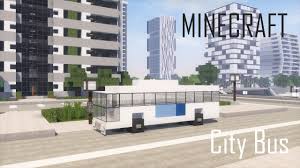 Minecraft is a game that lends itself to hundreds of hours of exploration and building. 3 Minecraft City Bus Vehicle Tutorial Youtube Minecraft City Minecraft Modern City Minecraft Architecture