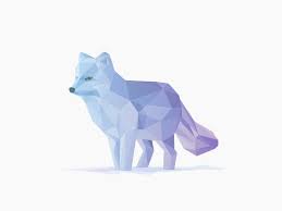 Arctic Fox Arctic Fox Art Low Poly Art Polygon Art