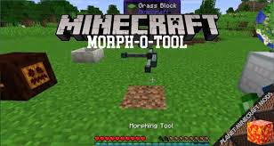 These allow you to change the original appearance of the minecraft characters, which can be converted into any being. Morph O Tool Mod 1 16 5 1 12 2 1 10 2 Planet Minecraft Mods