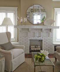 White Brick Fireplace Cottage Living Room Nikie Barfield White Brick Fireplace Cottage Living Rooms Living Room White