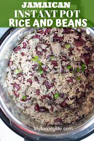 Jamaican Instant Pot Rice And Beans Rice And Beans Recipe Bean Recipes Instant Pot Recipes Chicken