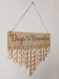 Days Reminder Wall Art Diy Wood Calendar Wood Calendar Diy Wall Art Diy Calendar