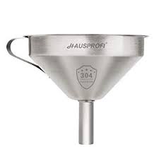 The wire mesh made of stainless steel is extensively used in mining , chemical industry, food industry and pharmaceutical industry. Amazon Com Hausprofi Stainless Steel Funnel 13cm 304 Stainless Steel Kitchen Funnel With 200 Mesh Food Filter Strainer For Transferring Liquids Oil Making Jam 5 Inch Kitchen Dining