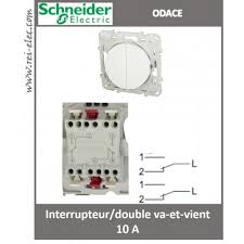 Caractéristiques techniques de ce permutateur : Niloetm Interrupteur Ou Va Et Vient Double Va Et Vient Ecataleg