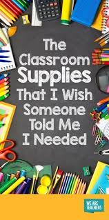 The Classroom Supplies That I Wish Someone Told Me I Needed School Supplies For Teachers Teacher Classroom Supplies Classroom Supplies