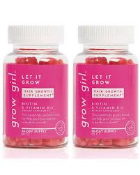 Consuming these food sources of b12 can naturally rectify problems such as hair loss, breakage, and dryness. Amazon Com Grow Girl Vegan Hair Growth Vitamins With 5000mcg Biotin Plus Vitamin D3 Vitamin B12 Folic Acid Vitamin A Vitamin E And Zinc Non Gmo And Naturally Flavored Prevent Hair