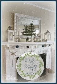 Random Thoughts From An Incoherent Mind Winter Decor Mantel Decorations Winter Home Decor