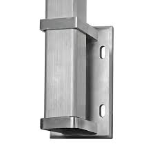 For 1.5 inch (38.1mm) handrail. Stainless Steel Square Fascia Mount Post Bracket