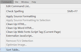 In this program, we store the string to be sorted in my_str. How To Sort Tables In Adobe Dreamweaver Webucator