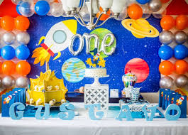 Space Birthday Party Diy Party Decor Rocket Astronaut Planets Party Boy Party Ideas Space Birthday Party 2nd Birthday Party For Boys Planet Party