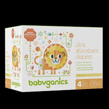 Babyganics Ultra Absorbent Diapers Size 4 68 Diapers