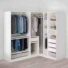 It is an ikea wooden wardrobe with an astonishing finish. Pax Corner Wardrobe White Ikea