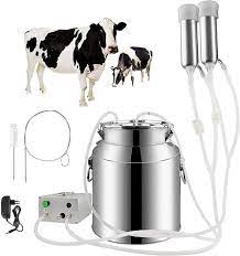 Amazon.co.jp: 牛用電気搾乳機、ポータブル搾乳器真空脈動吸引ポンプ牛用搾乳機自動牛搾乳装置農場または家族向け（14L） (Color :  Cattle-7L) : ベビー＆マタニティ