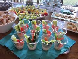 Online party supplies shop including hundreds of balloon designs, banners, costmes, tableware and more! Pin By Niki Davis On Ashley Wedding Shower Food Veggie Cups Wedding Food