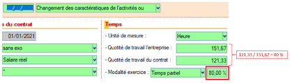 Contrat de travail cdd temps partiel. Contrat Salarie Saisie Obligatoire Du Pourcentage De Temps Partiel Le Site Du Service Urssaf Impact Emploi Association