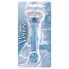 Venus's pubic hair and skin blades are specifically designed to help protect pubic skin from shave irritation. Gillette Venus Hair Removal Regimen Kit 1 Venus Handle 3 Refills 1 Satin Care Sensitive Gillette Venus Gillette Skin Gel