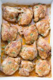 Preheat oven to 375 degrees f. Easy Baked Chicken Thighs Valentina S Corner