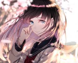 On a computer it is usually. Download Cute Anime Girl Blue Eyes School Wallpaper 1280x1024 Standard 5 4 Fullscreen