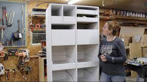 Build out the storage you really need. Building A Freestanding Pantry With Pull Out Drawers Youtube