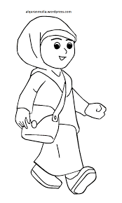 Maybe you would like to learn more about one of these? 58 Gambar Kartun Muslimah Hitam Putih Gratis Terbaru Gambar Keren