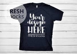 Download Next Level 3312 Youth Unisex Tshirt T Shirt Tee Mockup Midnight Navy Mock Up On White Wood Background Youth Unisex S Unisex Shirts Unisex Tshirt Tee Shirts