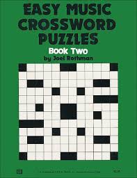 The book was in brand new condition which i was unsure. Easy Music Crossword Puzzles Book 2 Crossword Puzzle Book Jr Jrp68 From Joel Rothman Publications Sheet Music Plus