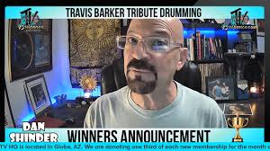 Here's Dan Shinder with the Travis Barker Tribute Drumming Challenge  Winners Announcement! First, second, and third place winners each get a  free DTTV shirt (provided that shipping is only in the ...