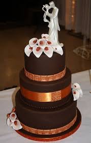 Beautiful Chocolate Wedding Cakes