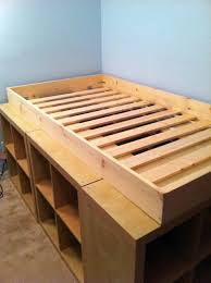 Expedit Storage Bed Ikea Hackers Ikea Bed Diy Bed Storage Bed