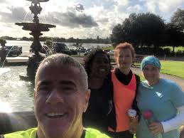 In between the showers yesterday, a lovely walk around Poole Park with  Alison Sharpe