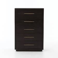 Suki Tall Boy Dresser In Burnished Black In 2020 Boy Dresser Tall Boys Black Dresser Bedroom
