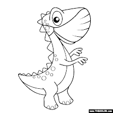 Dinosaur Online Coloring Pages Thecolor Com Easy free dinosaurs coloring page to download : dinosaur online coloring pages