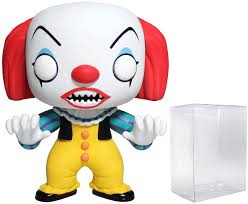 Amazon.com: POP Stephen Kings It - Pennywise Clown Funko Pop! Vinyl Figure  (Bundled with Compatible Pop Box Protector Case), 3.75 inches : Toys & Games