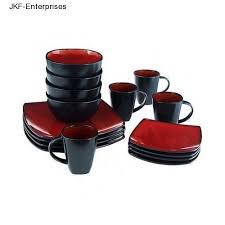 Wheat straw dinnerware sets (12pcs) multi color unbreakable lightweight bowls, cups, plates set reusable, dishwasher safe, wheat straw bowls plates mugs 4.4 out of 5 stars 179 1 offer from $19.99 Dinnerware Set Square Dinner Plates Mugs Dishes Bowls Home Kitchen 16 Pcs Red Home Garden Stoneware Dinner Service Sets Aimsresearch Com Au